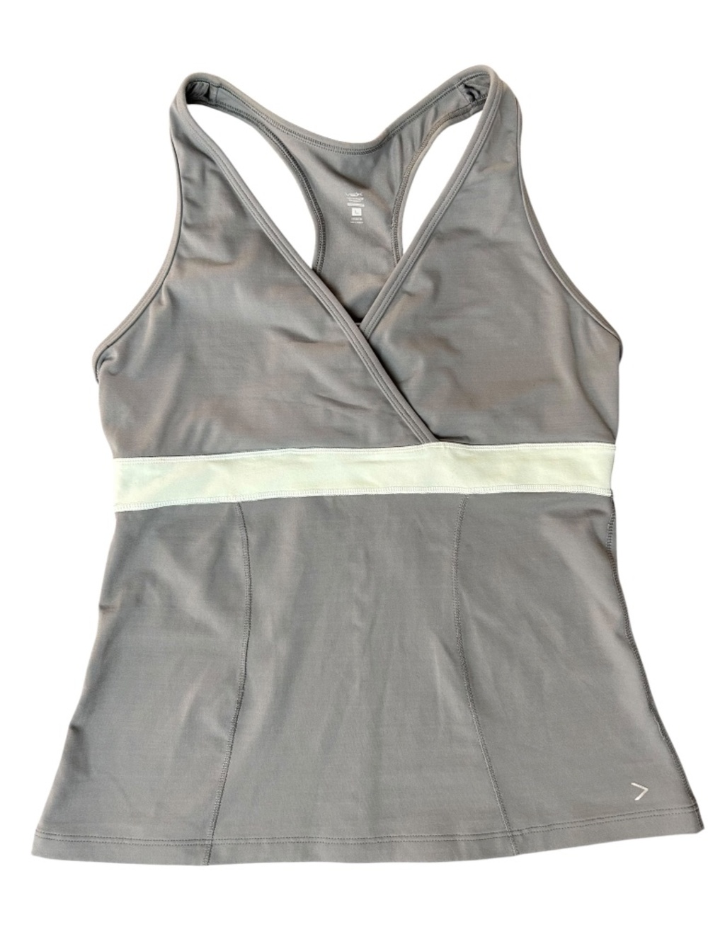 Victoria’s Secret VSX Sport Gray Athletic Tank Large Built In Shelf